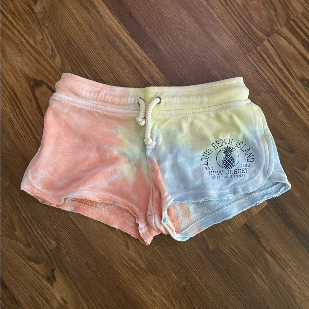 Tie dye Ron Jon shorts